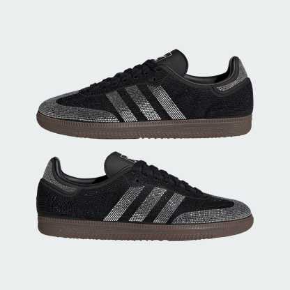 Samba OG Rhinestone Shoes - Core Black / Core Black / Cloud White - view 7
