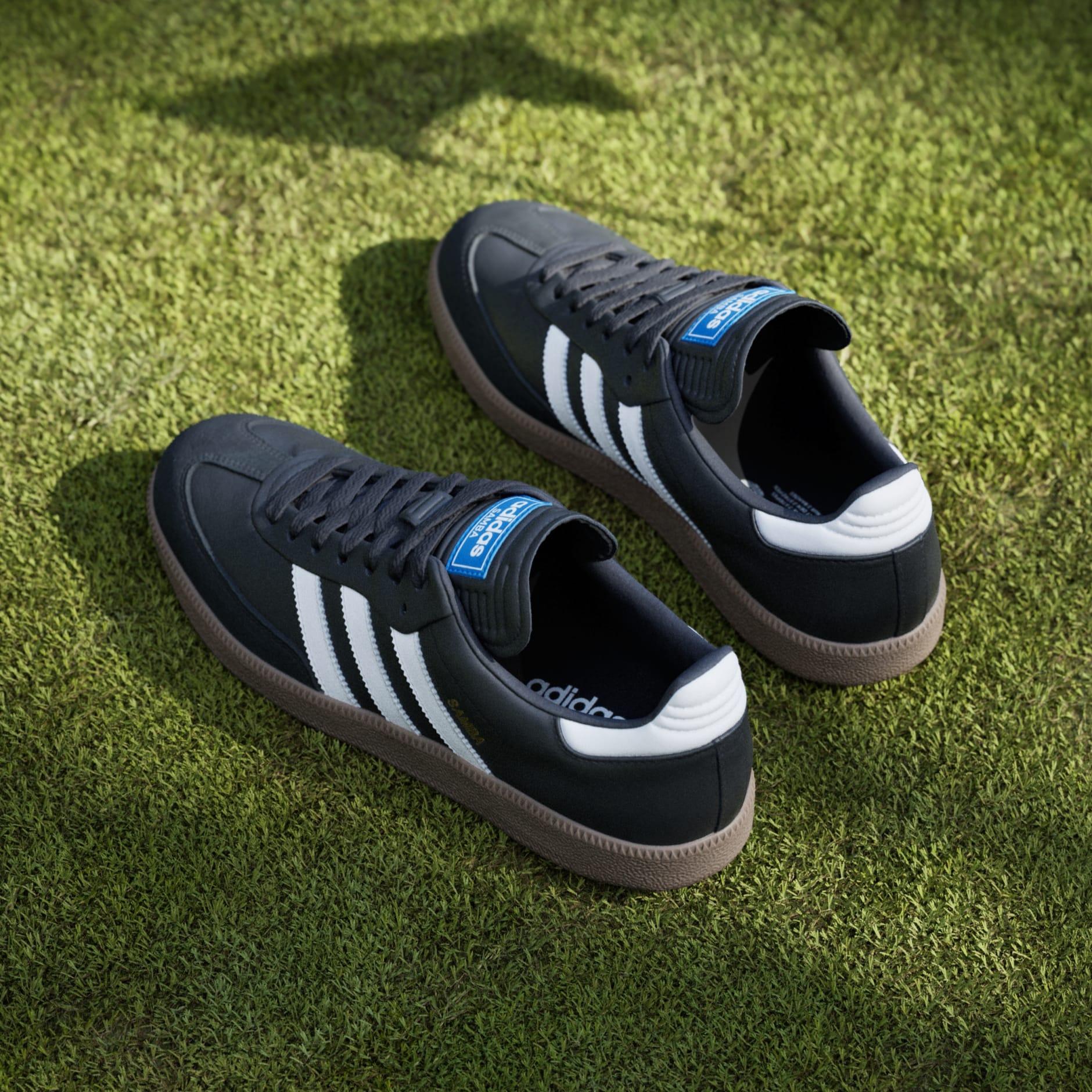 Samba Spikeless Golf Shoes - Core Black / Cloud White / Gum - view 7