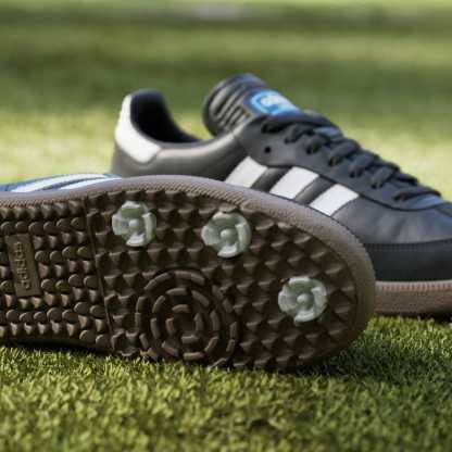 Samba Spikeless Golf Shoes - Core Black / Cloud White / Gum - view 8