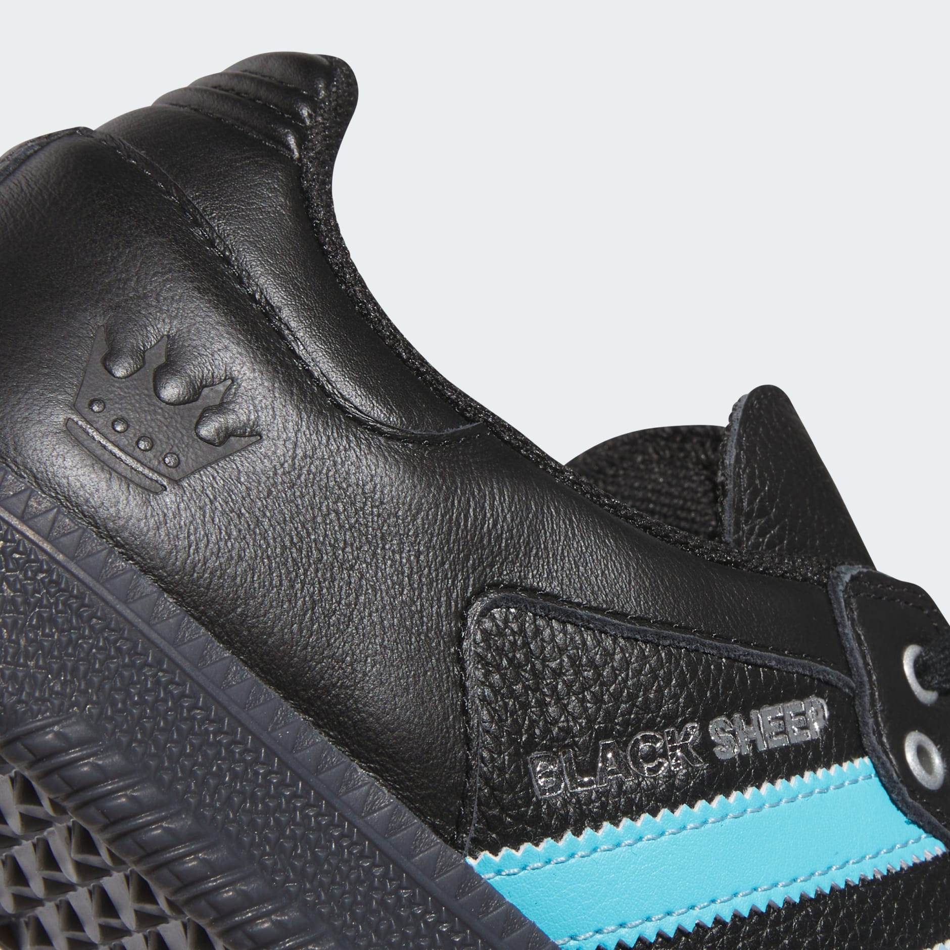 CLTFC x Black Sheep Samba ADV Shoes - Core Black / Cloud White / Ice Blue - view 8