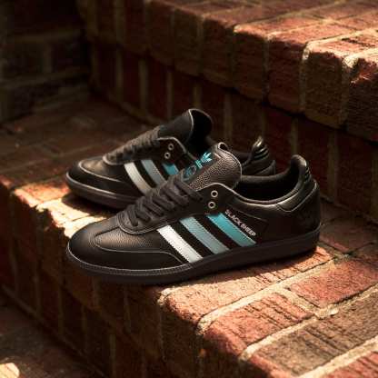 CLTFC x Black Sheep Samba ADV Shoes - Core Black / Cloud White / Ice Blue - view 10