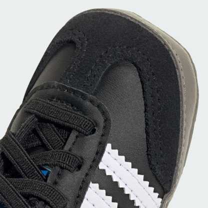 Samba Shoes Kids - Core Black / Cloud White / Blue Bird - view 8