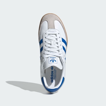 Samba OG Shoes - Cloud White / Blue / Gum - view 2