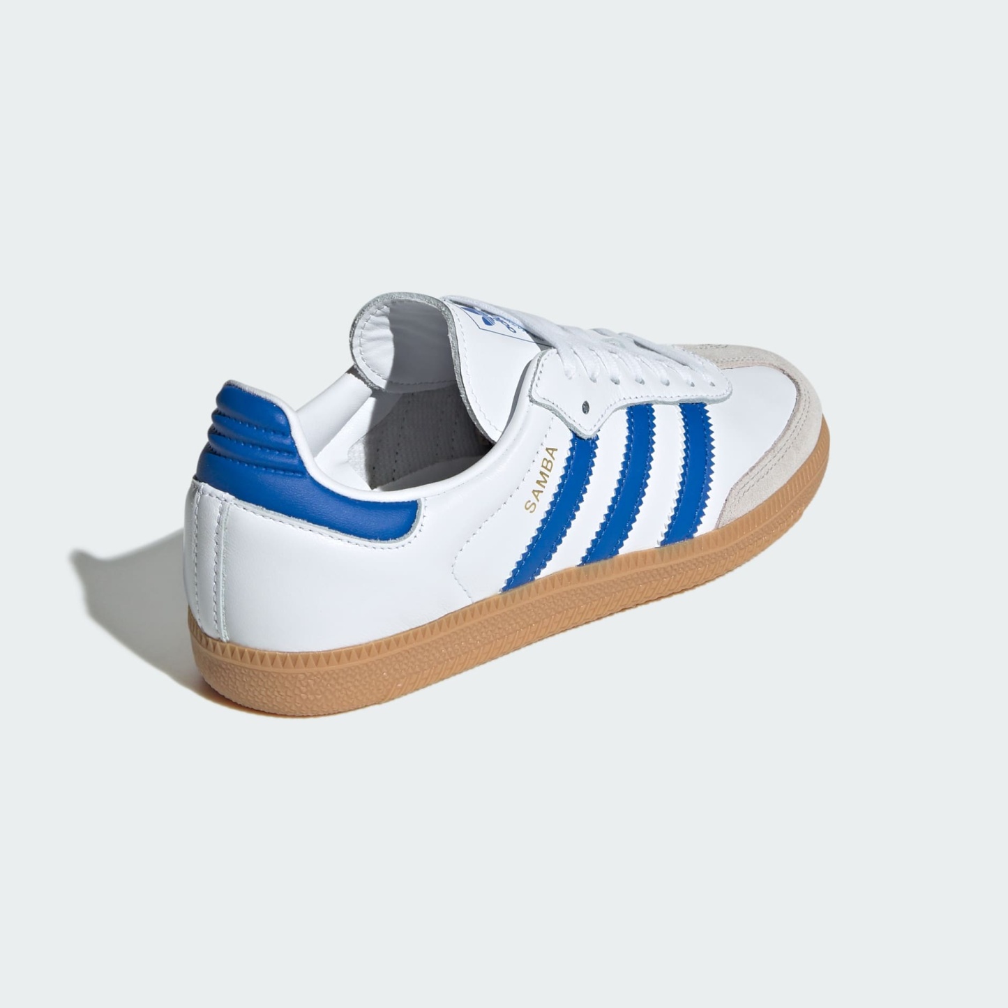 Samba OG Shoes - Cloud White / Blue / Gum - view 5