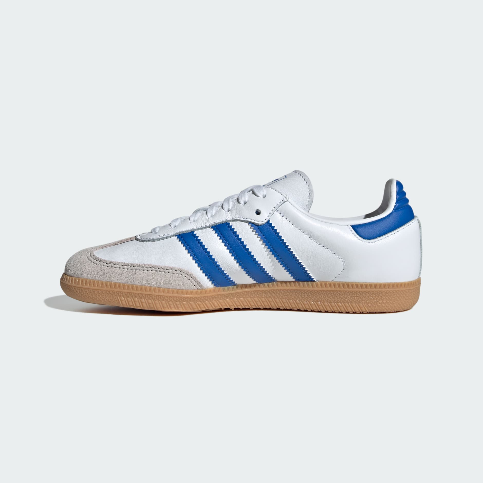 Samba OG Shoes - Cloud White / Blue / Gum - view 6