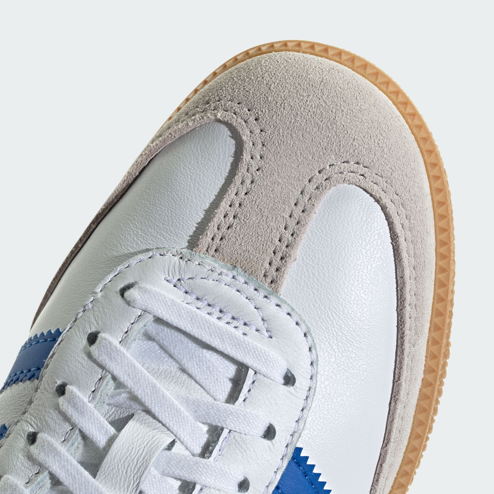 Samba OG Shoes - Cloud White / Blue / Gum - view 8