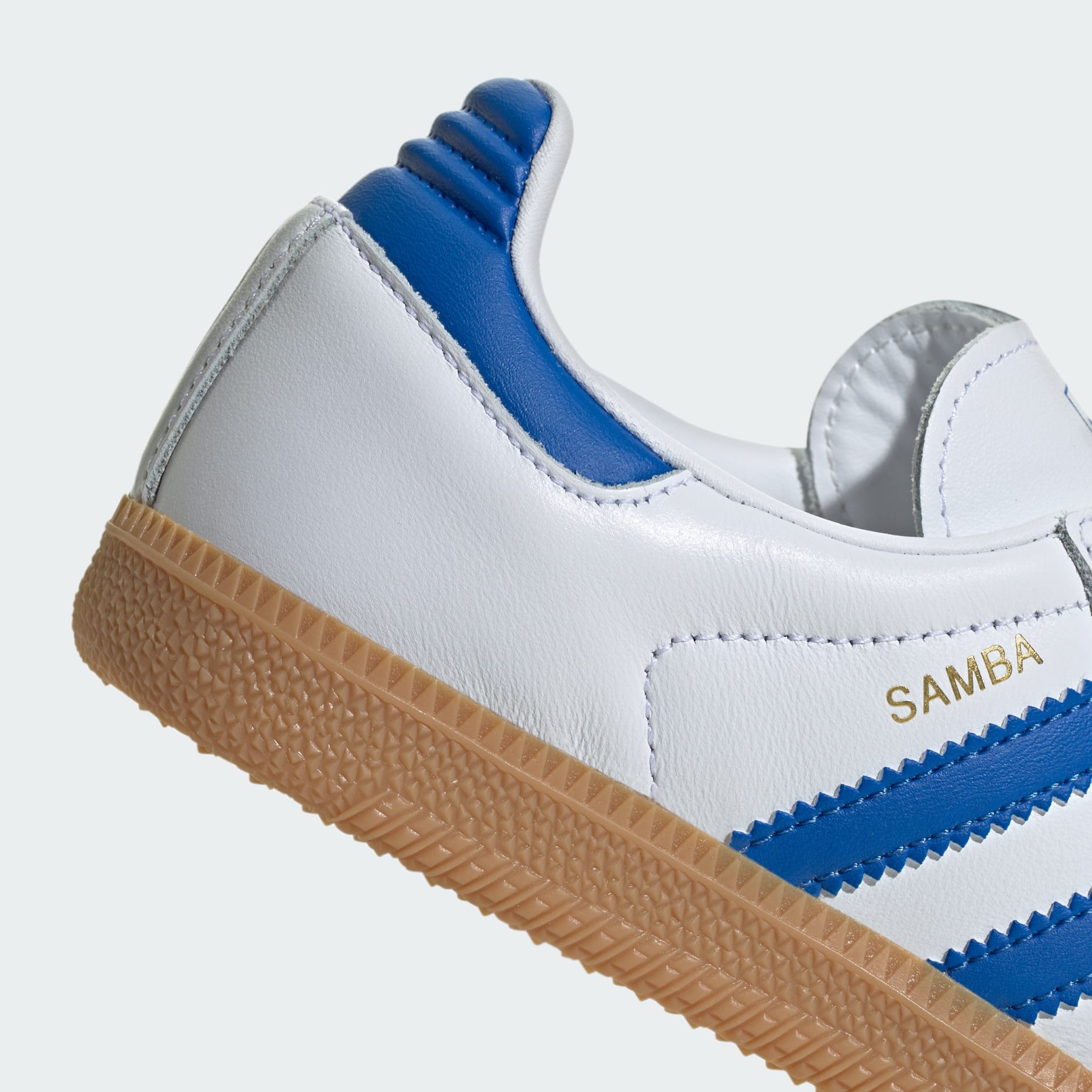 Samba OG Shoes - Cloud White / Blue / Gum - view 9