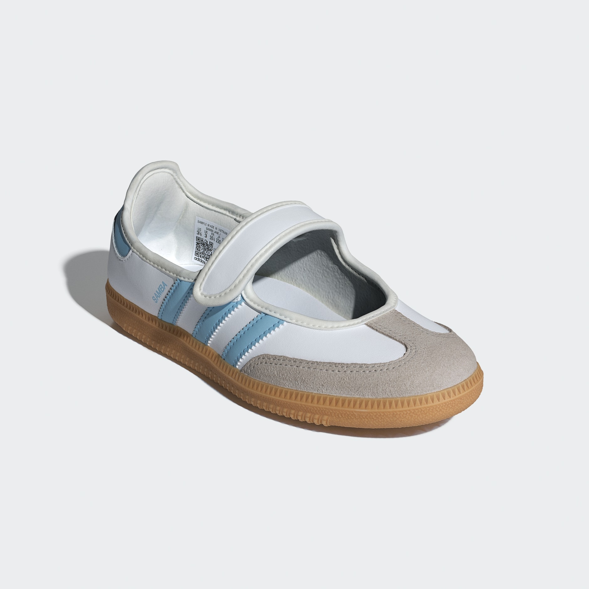 Samba Jane Shoes Kids - Cloud White / Clear Sky / Gum - view 4