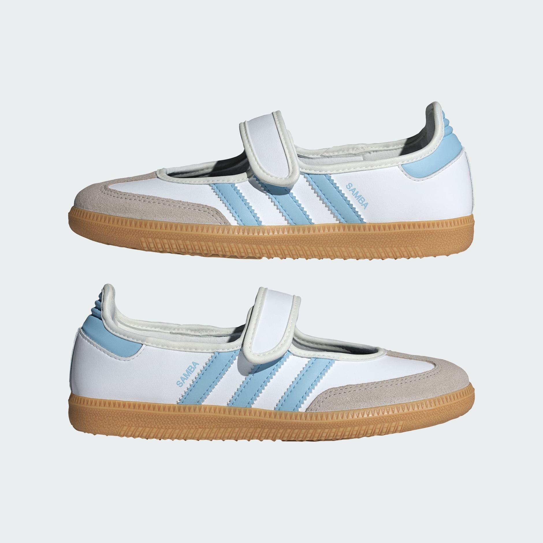 Samba Jane Shoes Kids - Cloud White / Clear Sky / Gum - view 7