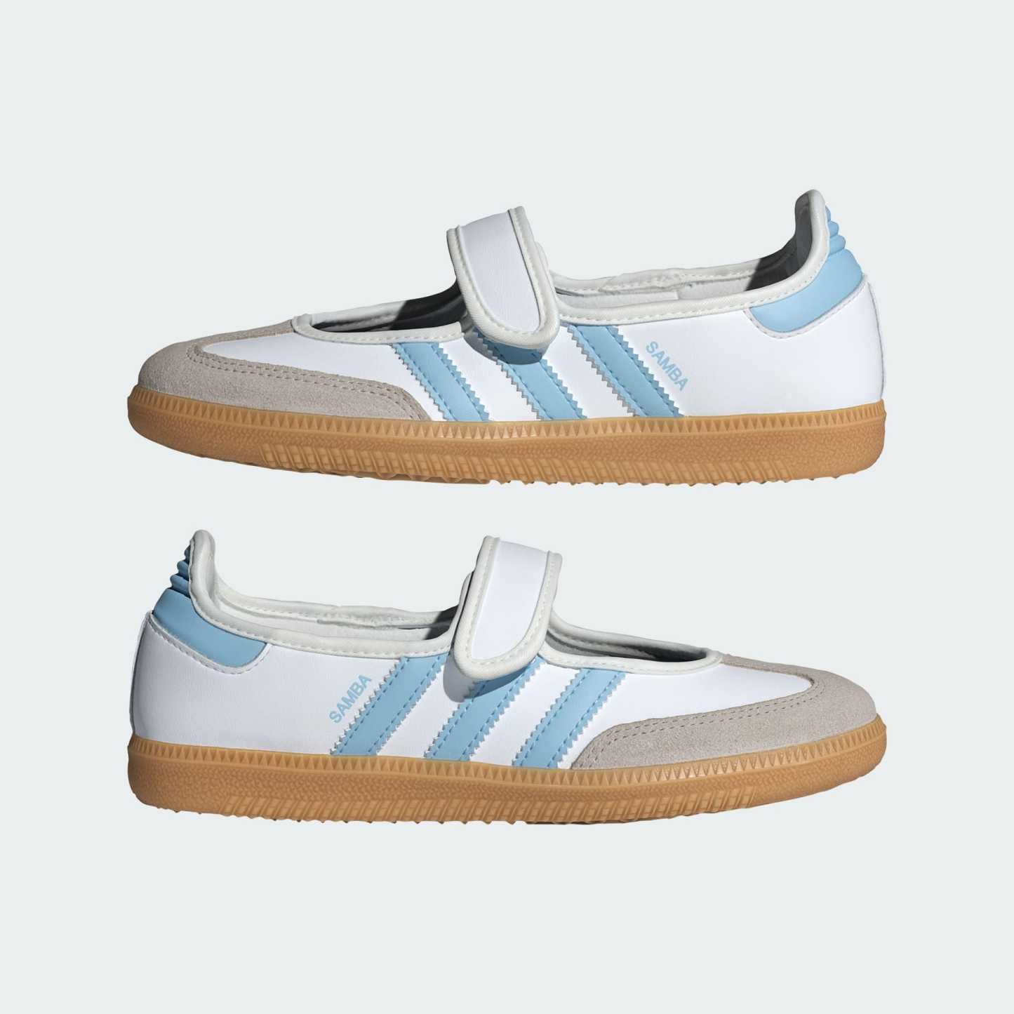 Samba Jane Shoes Kids - Cloud White / Clear Sky / Gum - view 7