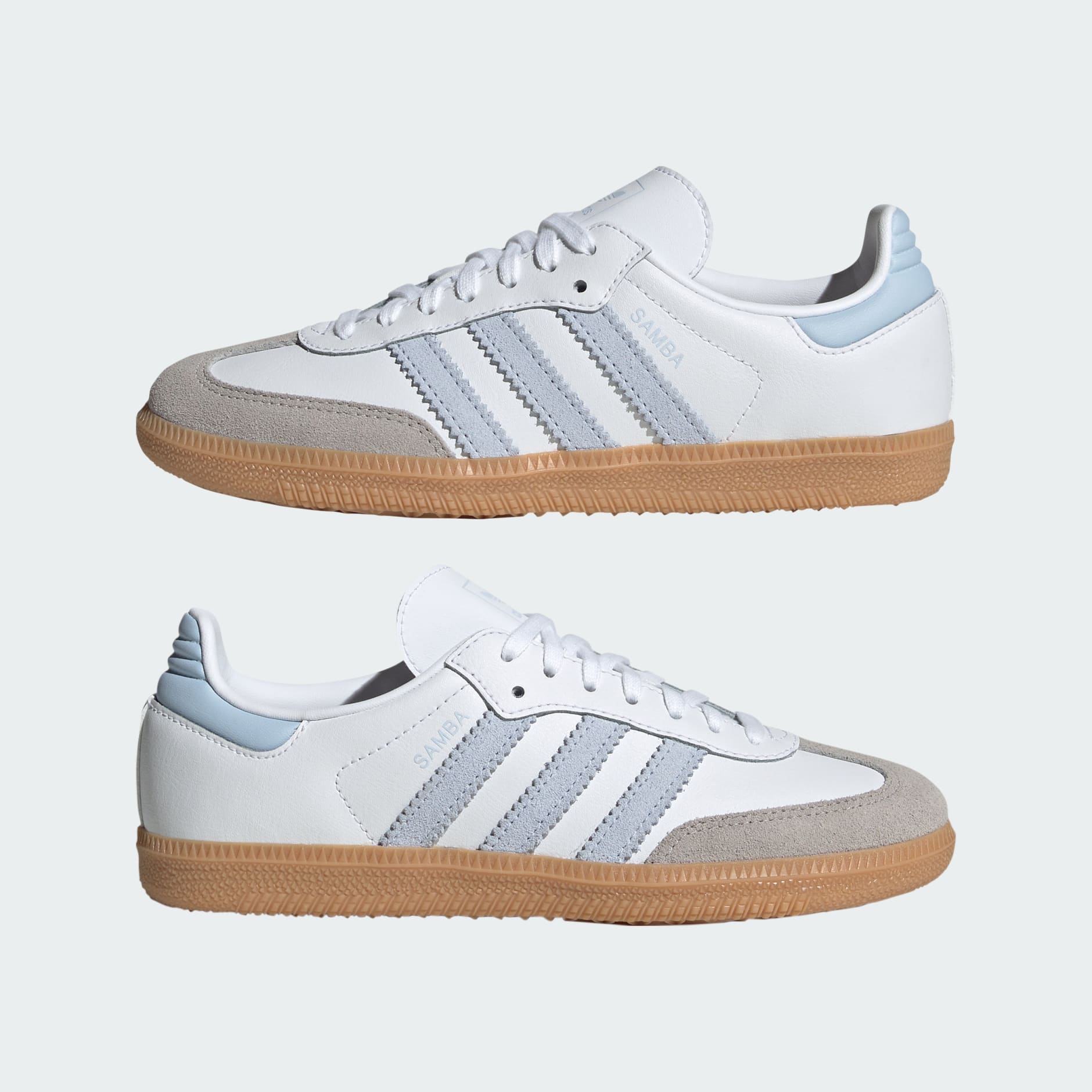 SAMBA OG SHOES - Cloud White / Crystal Sky / Gum - view 7