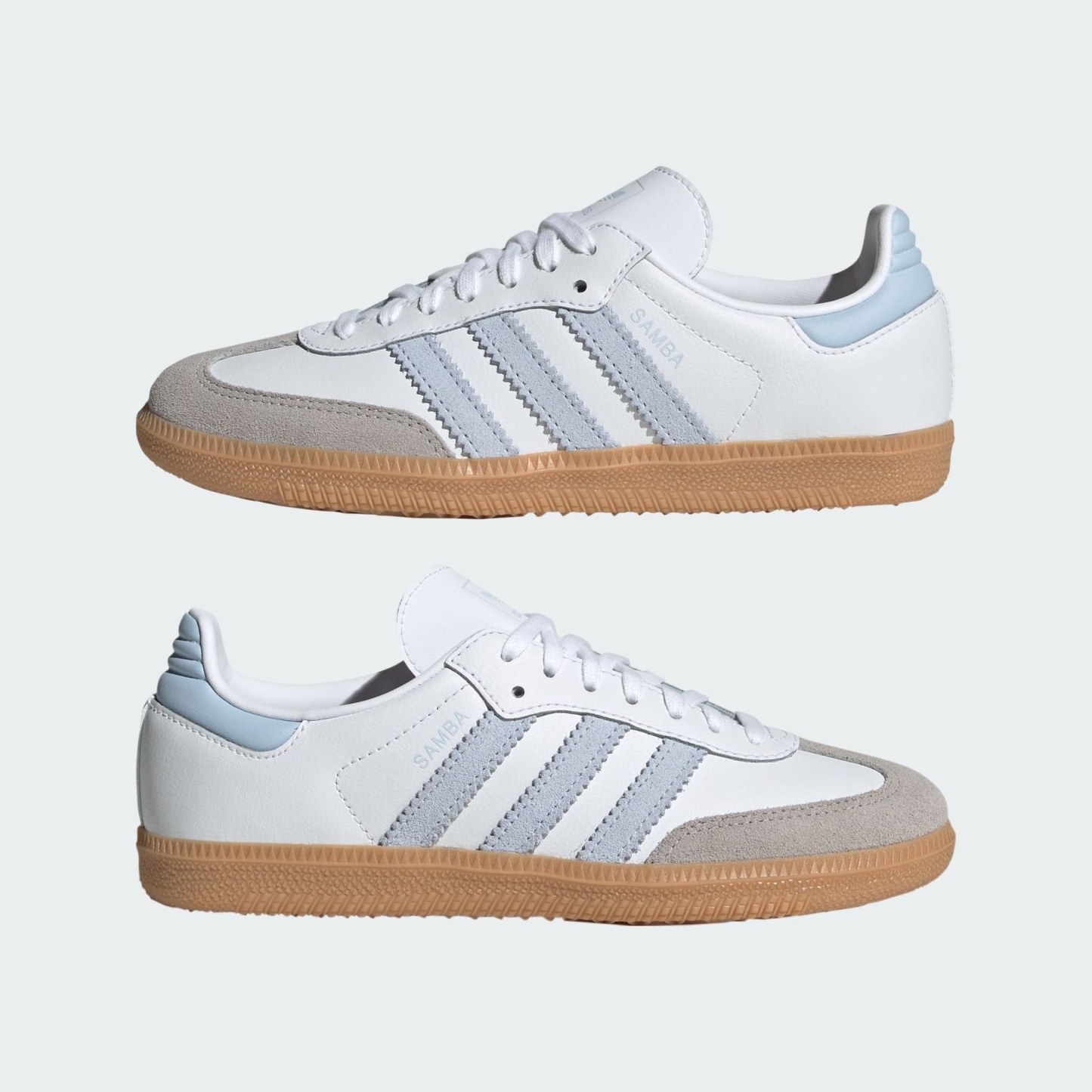 SAMBA OG SHOES - Cloud White / Crystal Sky / Gum - view 7