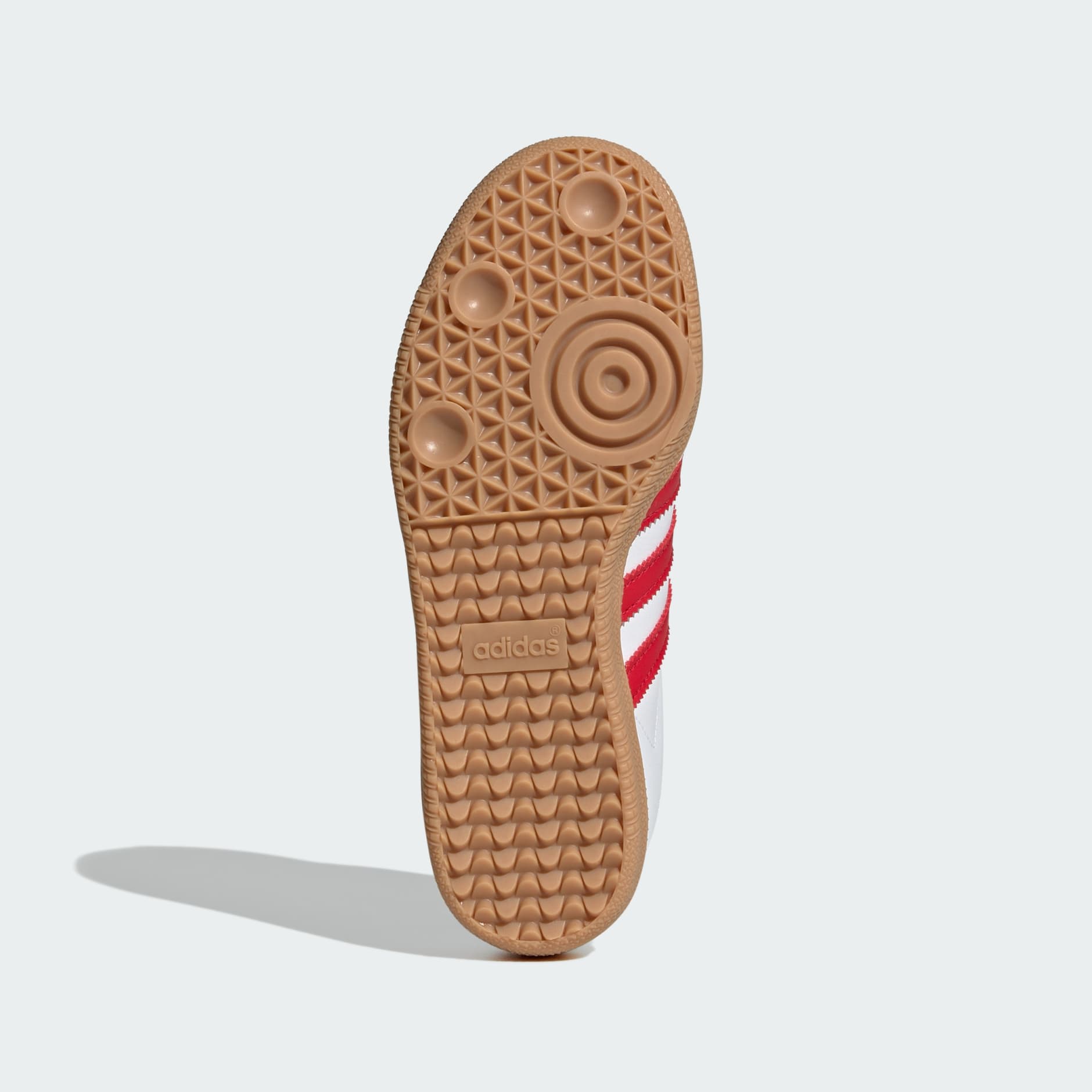 Samba OG Shoes - Cloud White / Better Scarlet / Gum - view 3