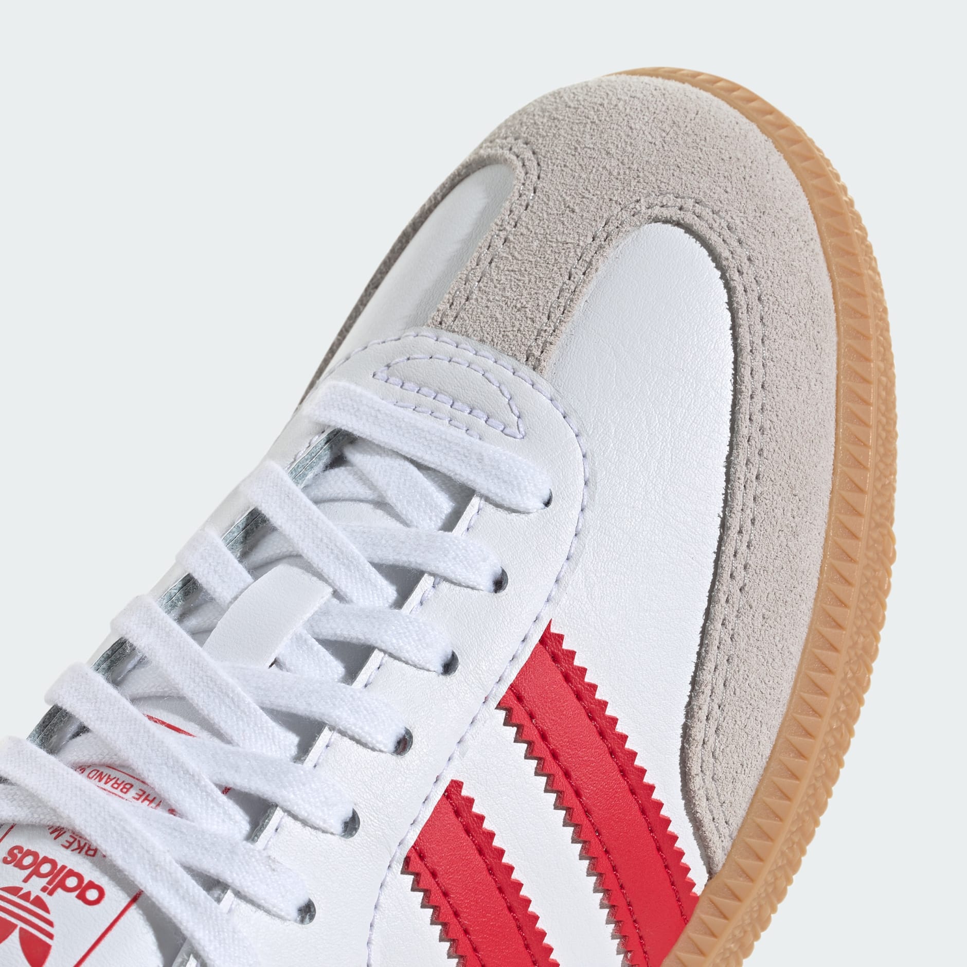 Samba OG Shoes - Cloud White / Better Scarlet / Gum - view 9