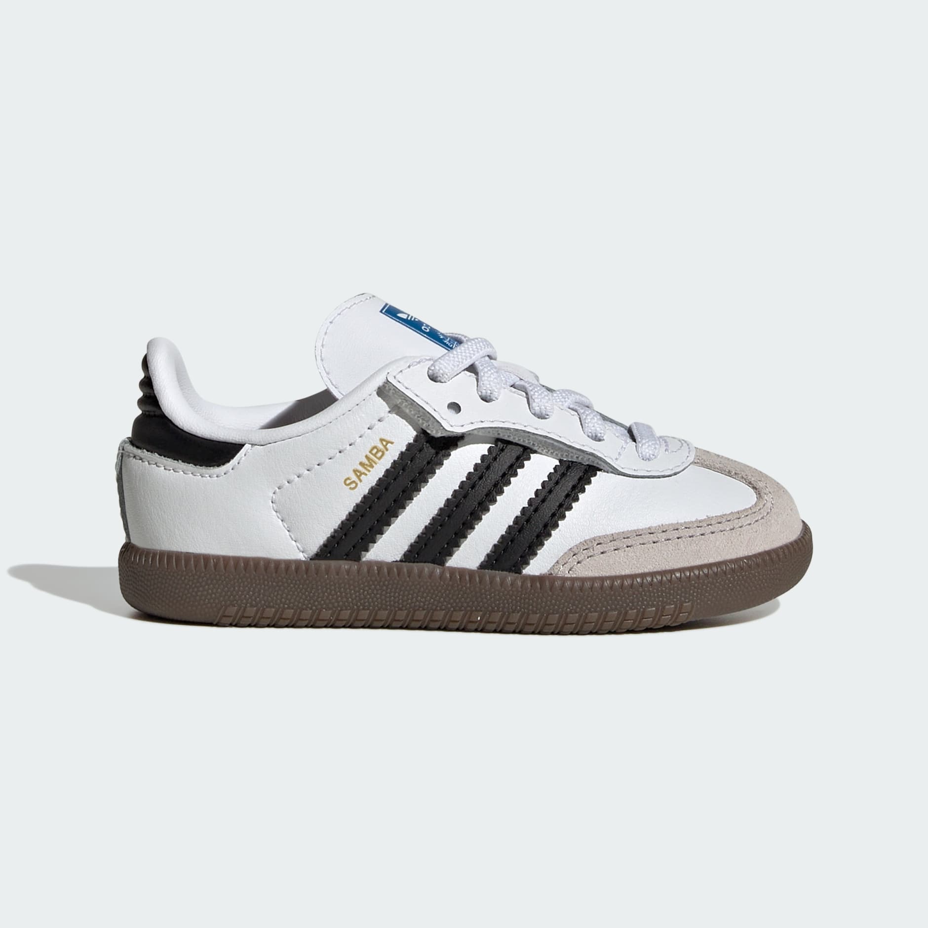 Samba OG Comfort Closure Elastic Lace Shoes Kids - Cloud White / Core Black / Gum - view 1