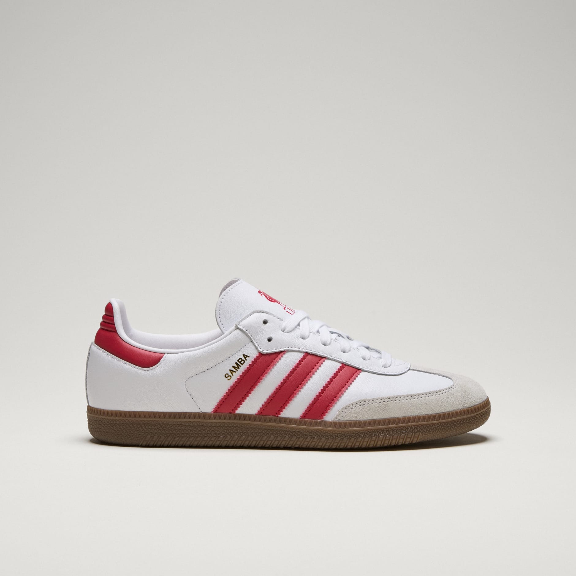Samba Liverpool FC Shoes - Cloud White / Strawberry Red / Gum - view 3