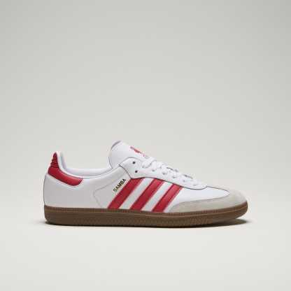 Samba Liverpool FC Shoes - Cloud White / Strawberry Red / Gum - view 3