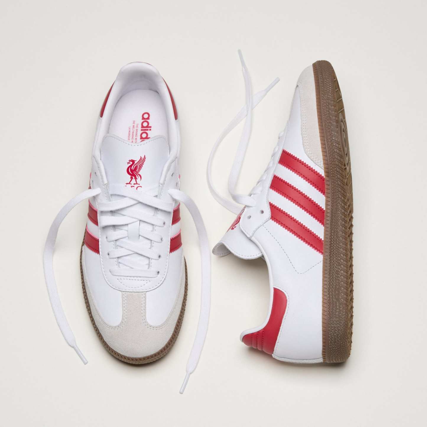 Samba Liverpool FC Shoes - Cloud White / Strawberry Red / Gum - view 4