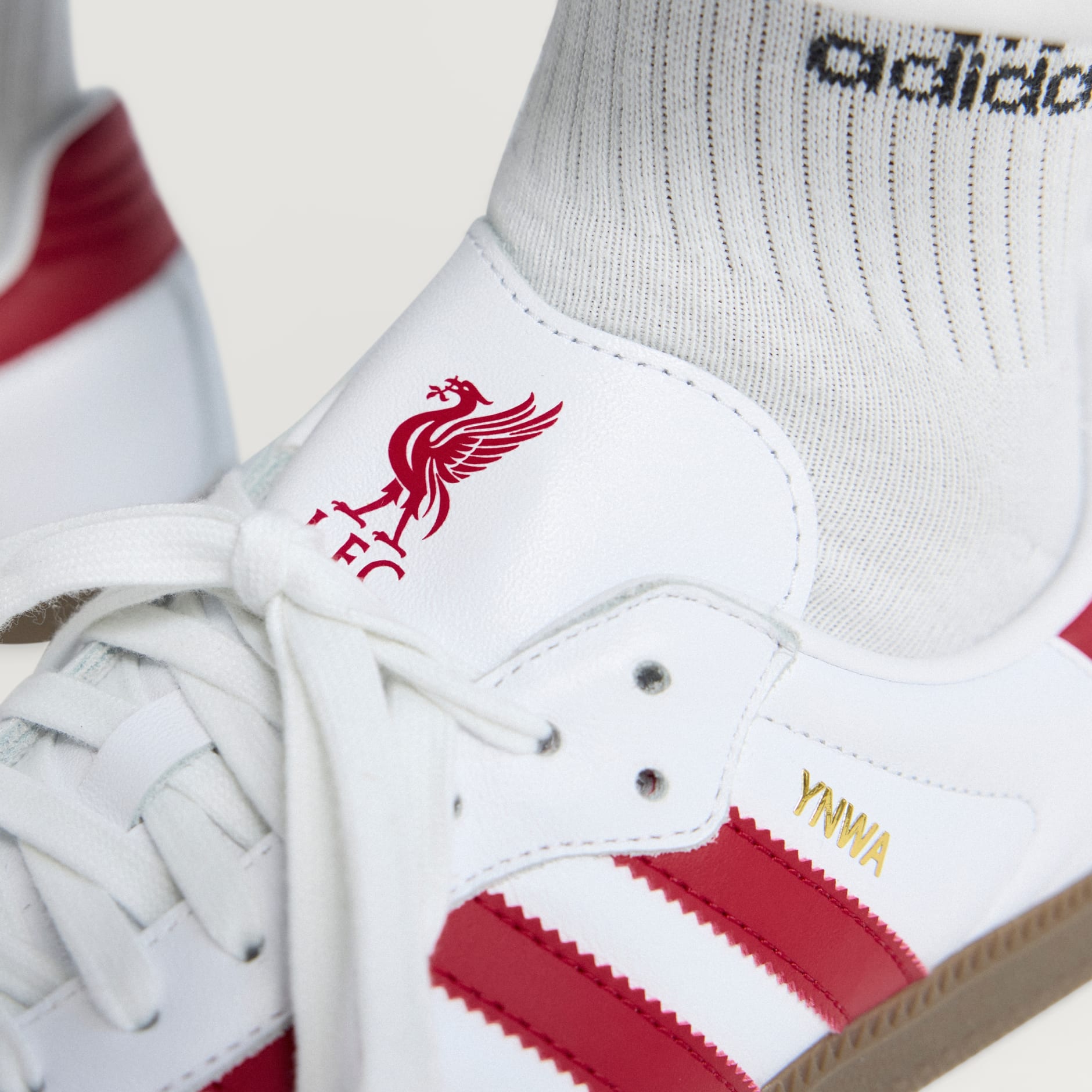 Samba Liverpool FC Shoes - Cloud White / Strawberry Red / Gum - view 5