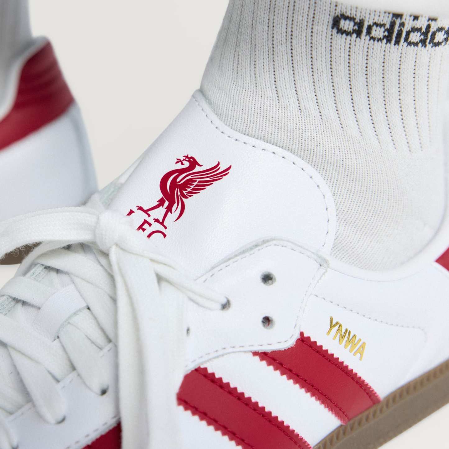 Samba Liverpool FC Shoes - Cloud White / Strawberry Red / Gum - view 5