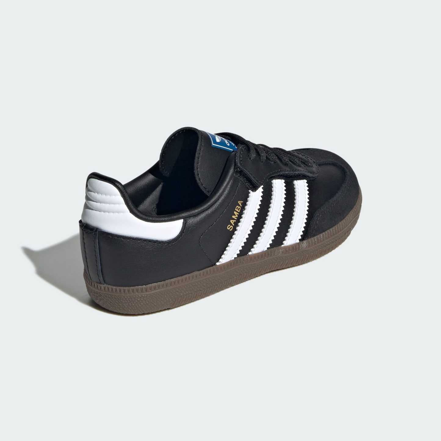 Samba OG Comfort Closure Elastic Lace Shoes Kids - Core Black / Cloud White / Gum - view 6