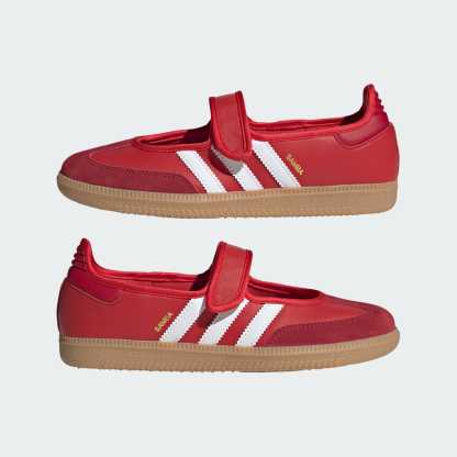 Samba Jane Shoes - Better Scarlet / Team Victory Red / Gum - view 7