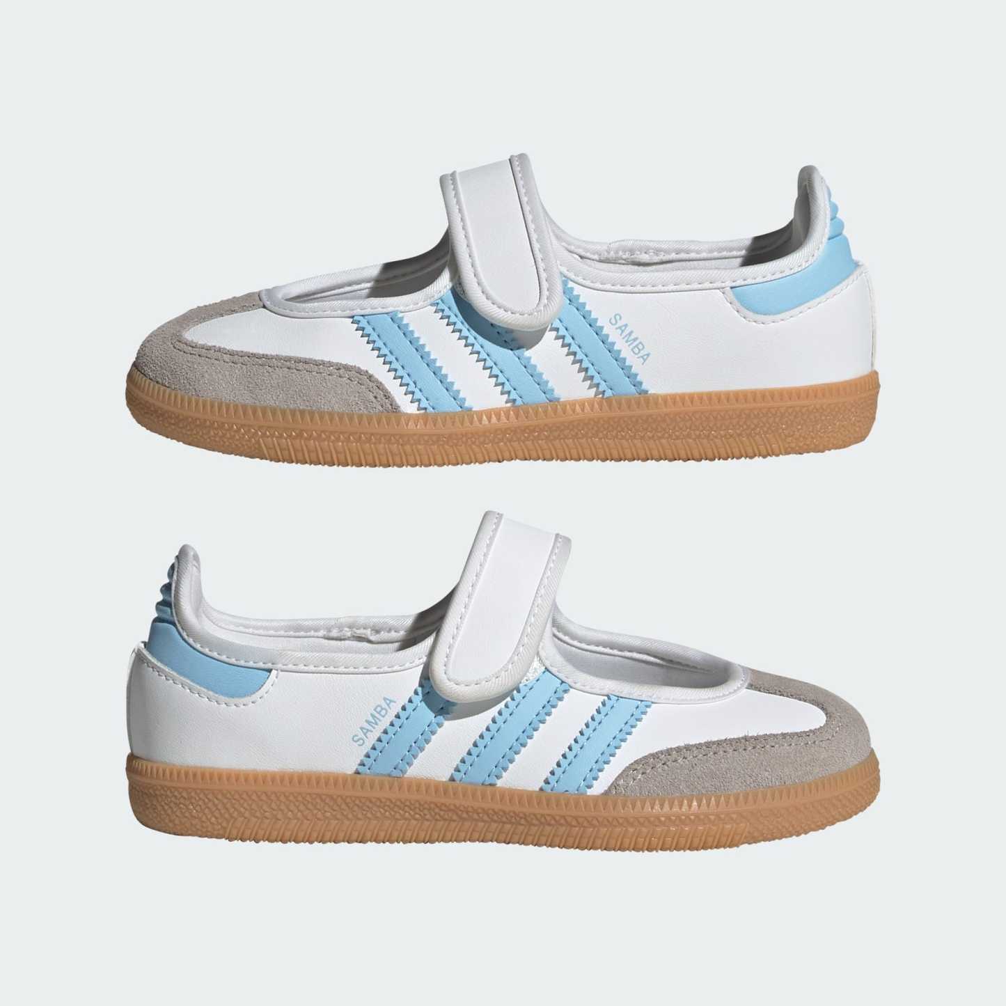 Samba Jane Shoes - Cloud White / Clear Sky / Gum - view 7