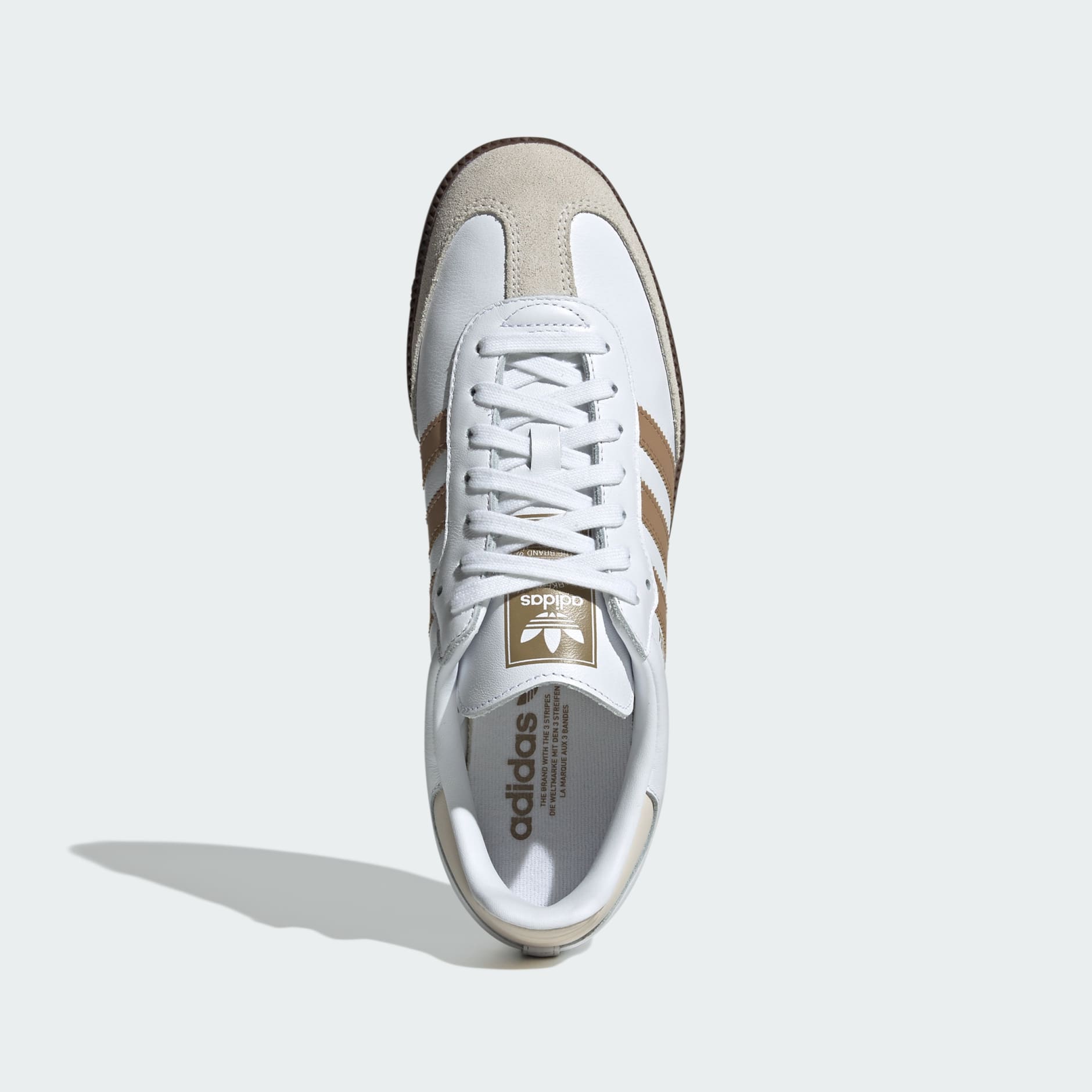 Samba OG Shoes - Cloud White / Cardboard / Gum - view 2