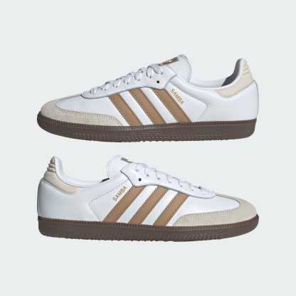 Samba OG Shoes - Cloud White / Cardboard / Gum - view 7