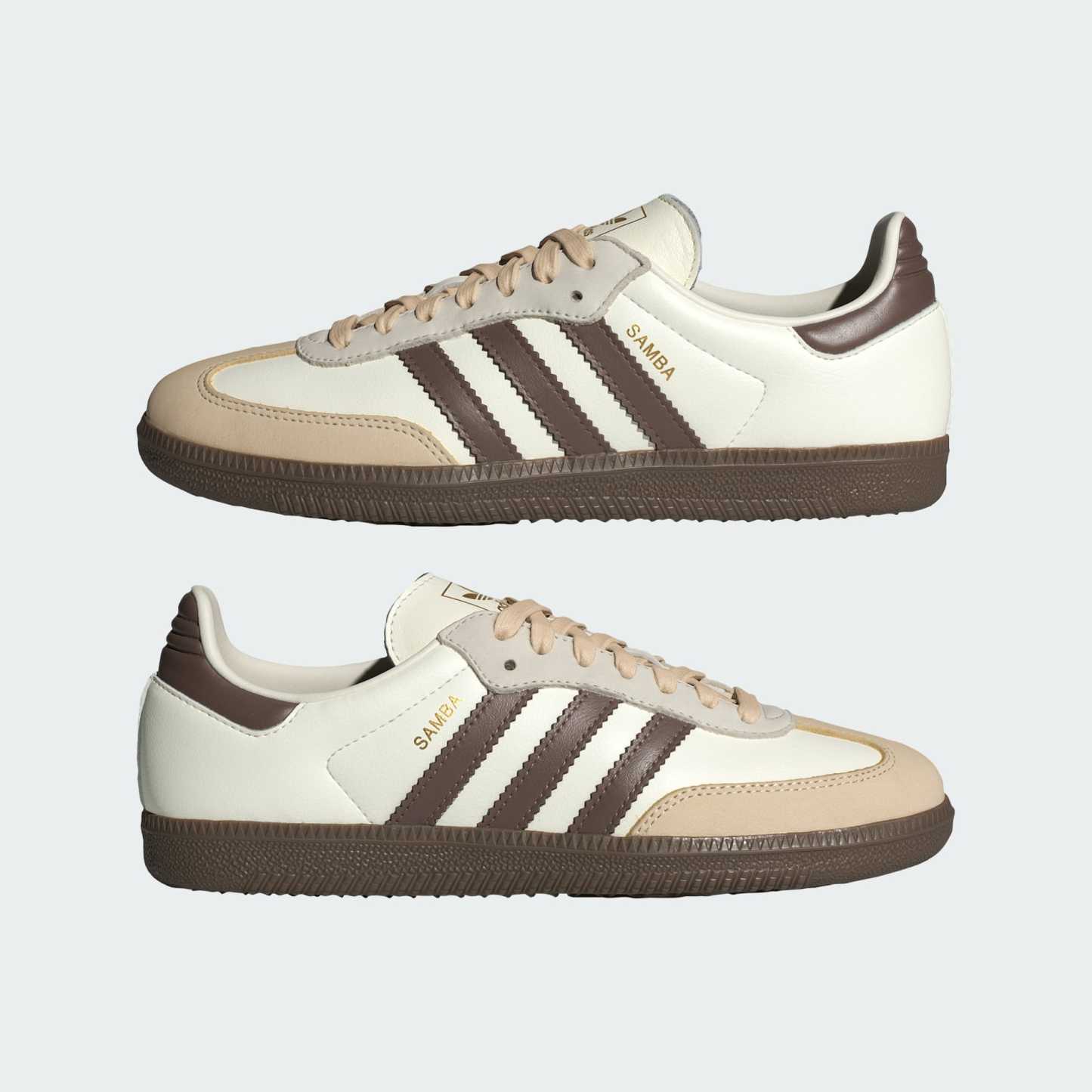Samba OG Shoes - Off White / Earth Strata / Gum - view 7