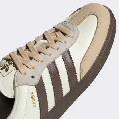 Samba OG Shoes - Off White / Earth Strata / Gum - view 8