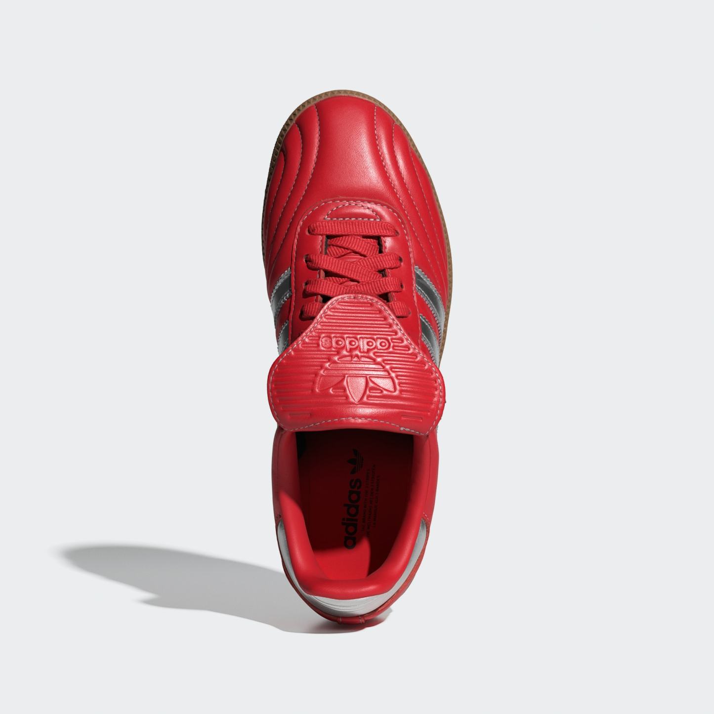 Samba Lt Shoes - Better Scarlet / Silver Metallic / Gum - view 2