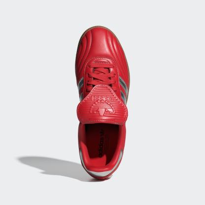 Samba Lt Shoes - Better Scarlet / Silver Metallic / Gum - view 2