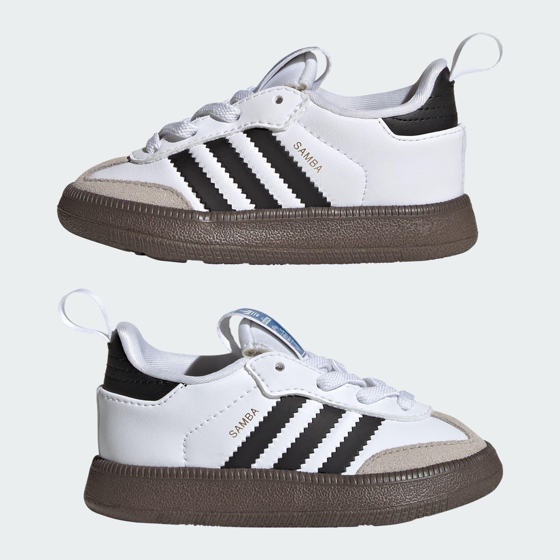 Samba Quickon Shoes - Cloud White / Core Black / Gold Metallic - view 7