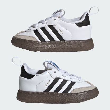 Samba Quickon Shoes - Cloud White / Core Black / Gold Metallic - view 7