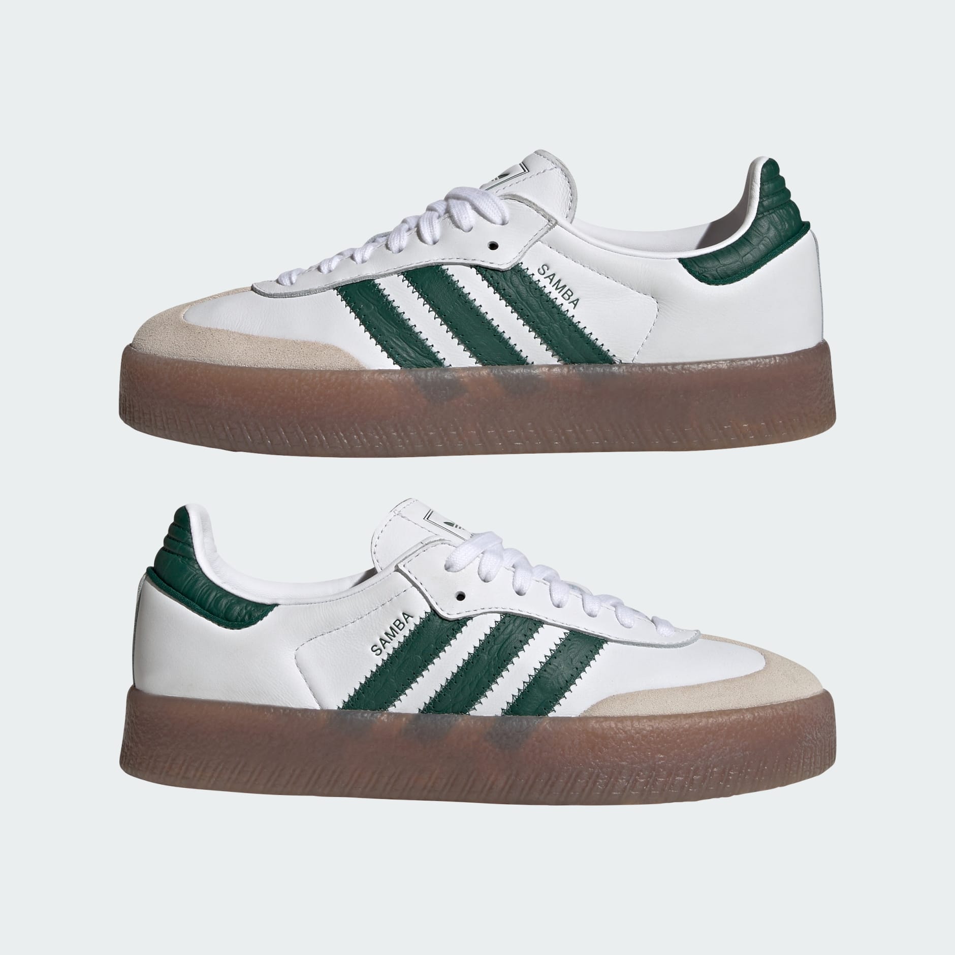 SAMBAE SHOES - Cloud White / Collegiate Green / Gum - view 7