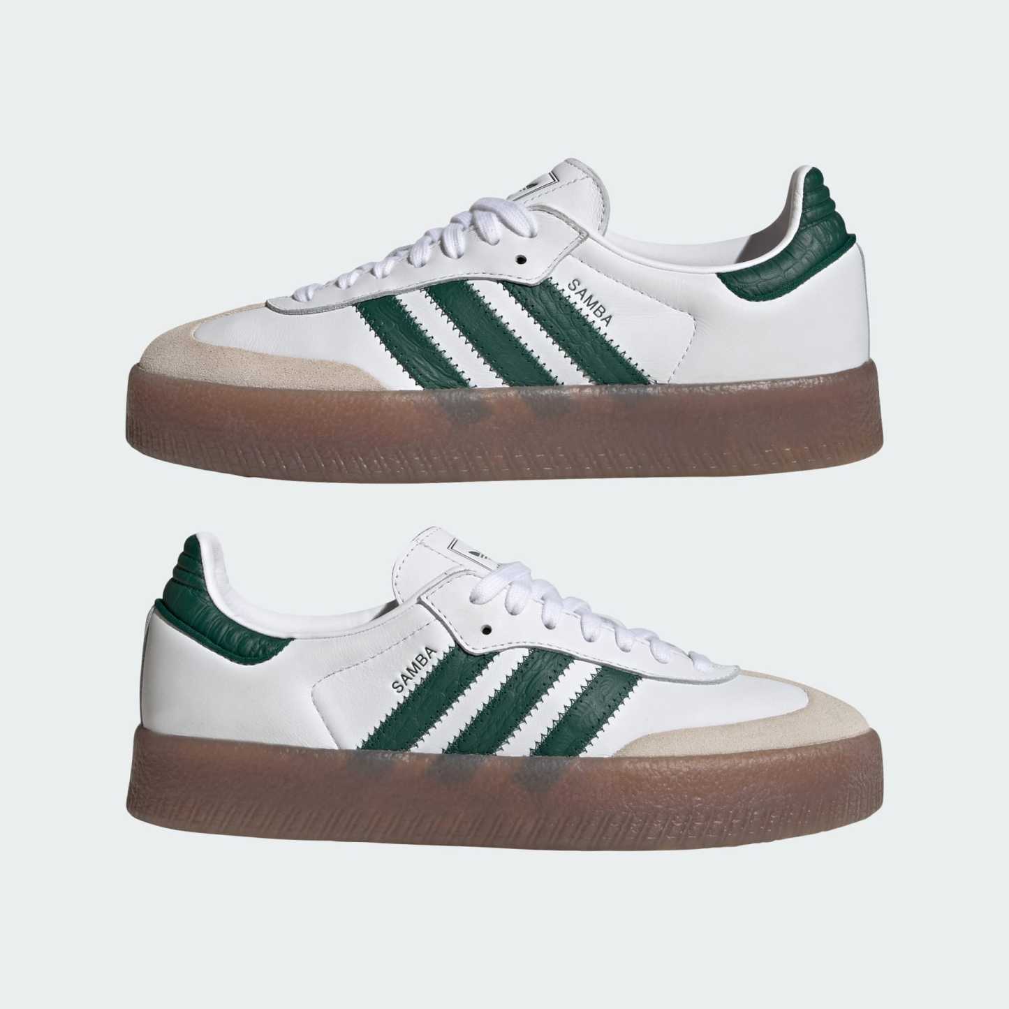 SAMBAE SHOES - Cloud White / Collegiate Green / Gum - view 7