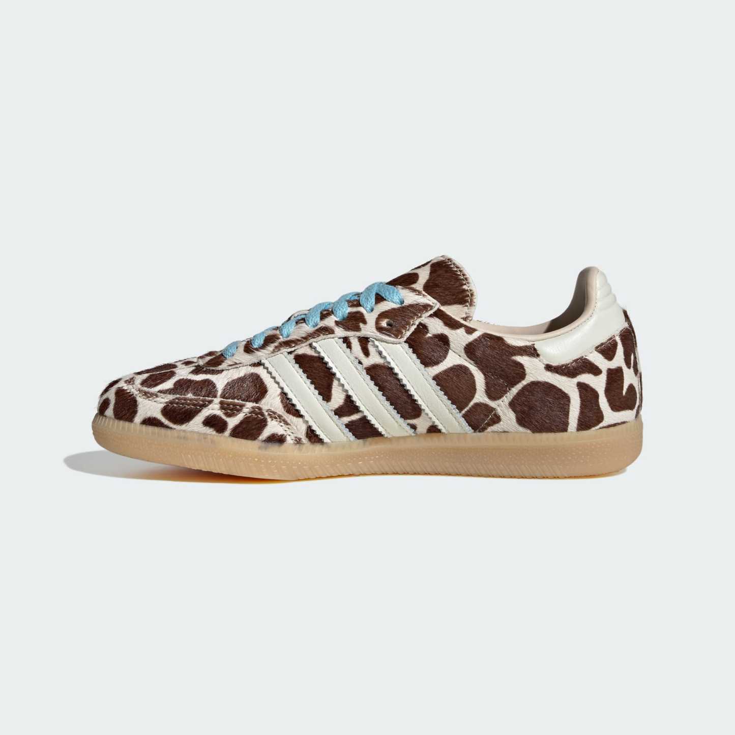 Samba OG Giraffe Print Shoes - Crystal Linen / Ivory / Gum - view 5