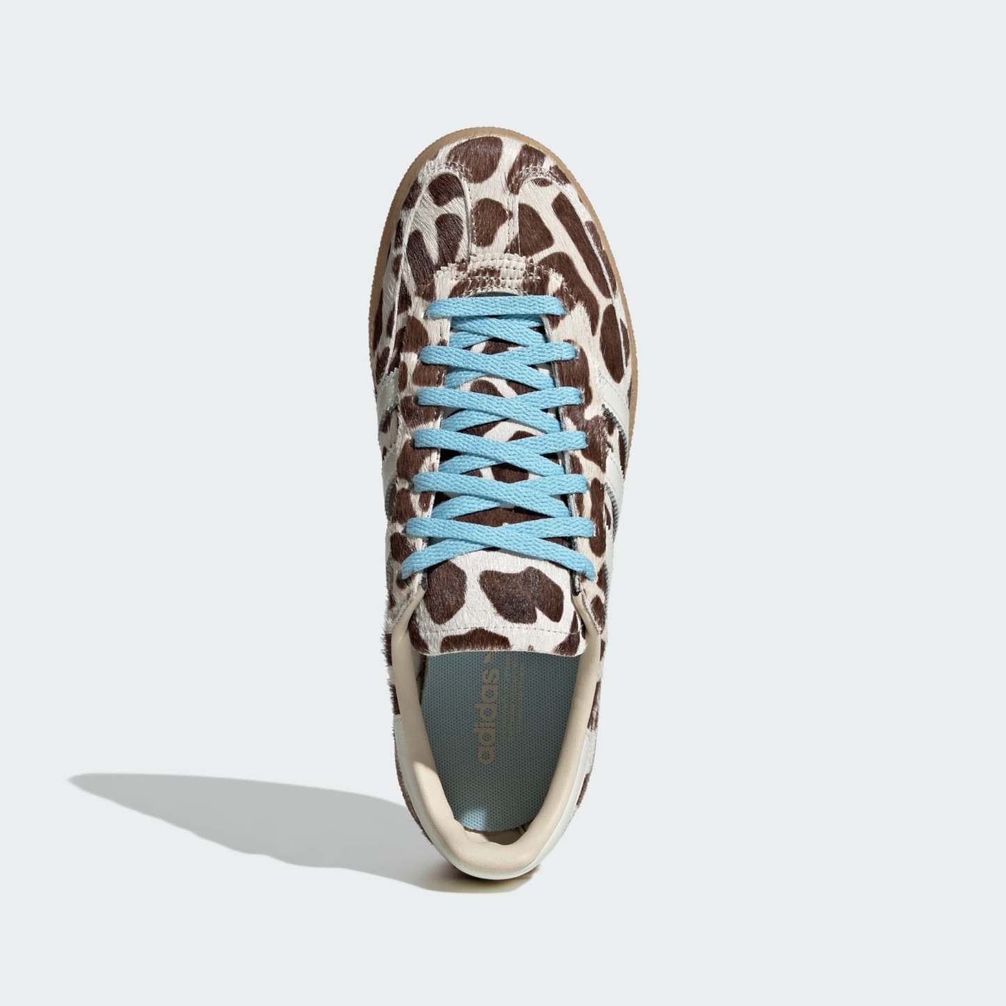 Handball Spezial Giraffe Print Shoes – Crystal Linen / Ivory / Icey Blue