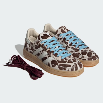 Handball Spezial Giraffe Print Shoes – Crystal Linen / Ivory / Icey Blue