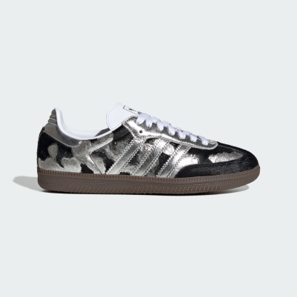 SAMBA OG SHOES - Core Black / Silver Metallic / Cloud White - view 1