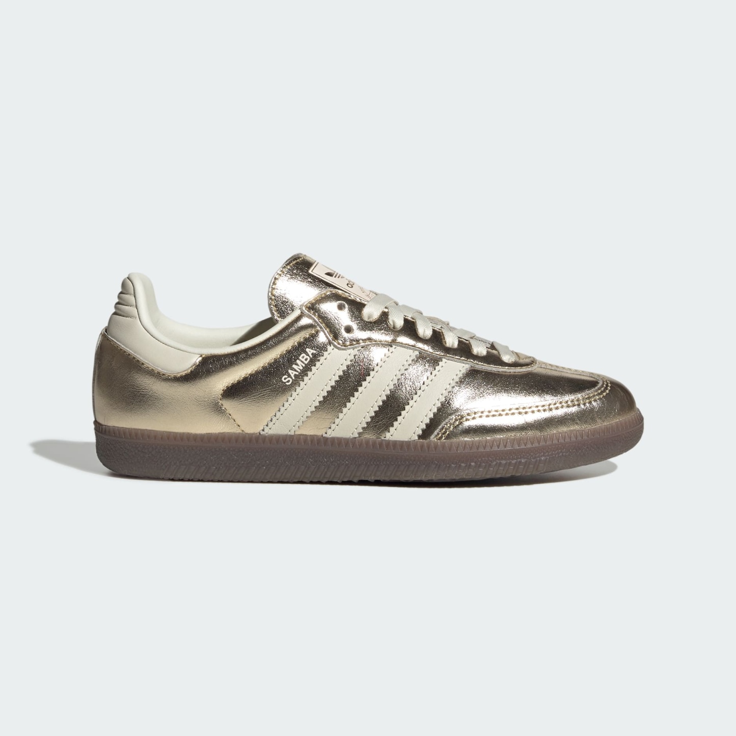 SAMBA OG SHOES - Gold Metallic / Off White / Gum - view 1
