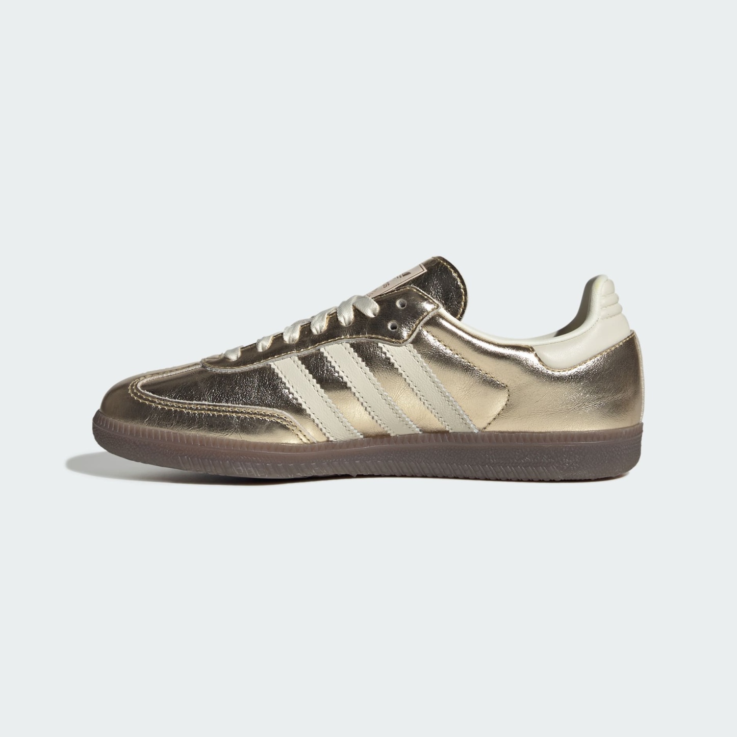 SAMBA OG SHOES - Gold Metallic / Off White / Gum - view 6
