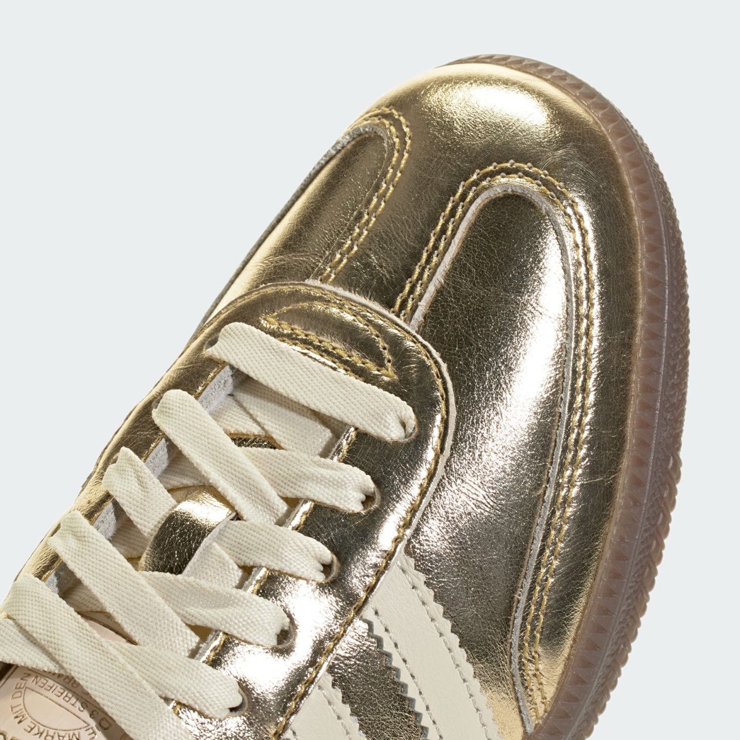 SAMBA OG SHOES - Gold Metallic / Off White / Gum - view 7