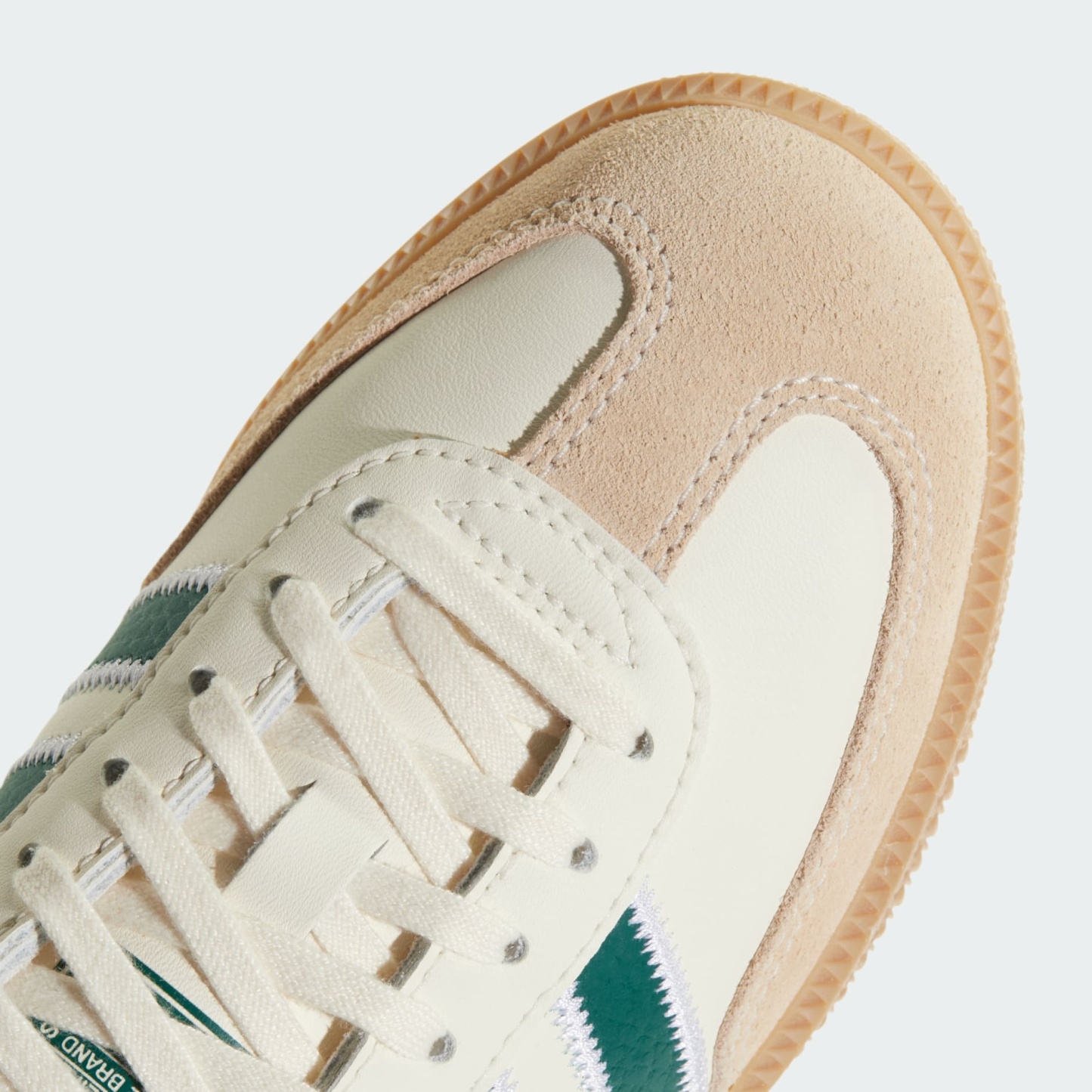 SAMBA OG SHOES - Cream White / Collegiate Green / Gum - view 9