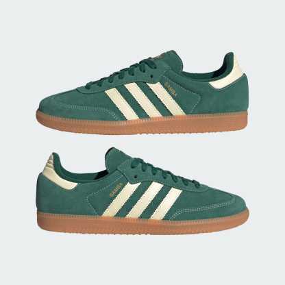 SAMBA OG SHOES - Collegiate Green / Warm Vanilla / Gum - view 7