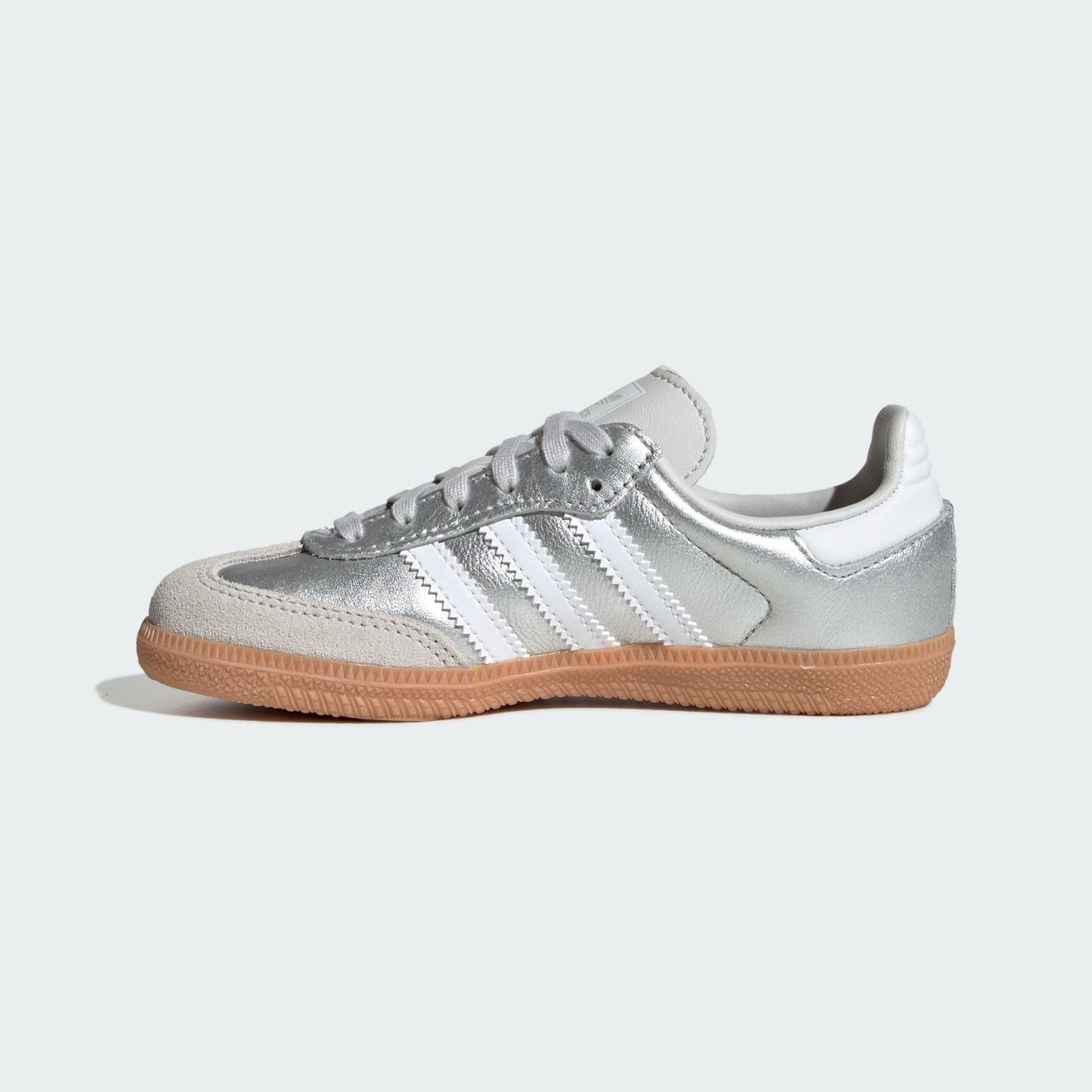 SAMBA OG SHOES - Silver Metallic / Cloud White / Gum - view 6