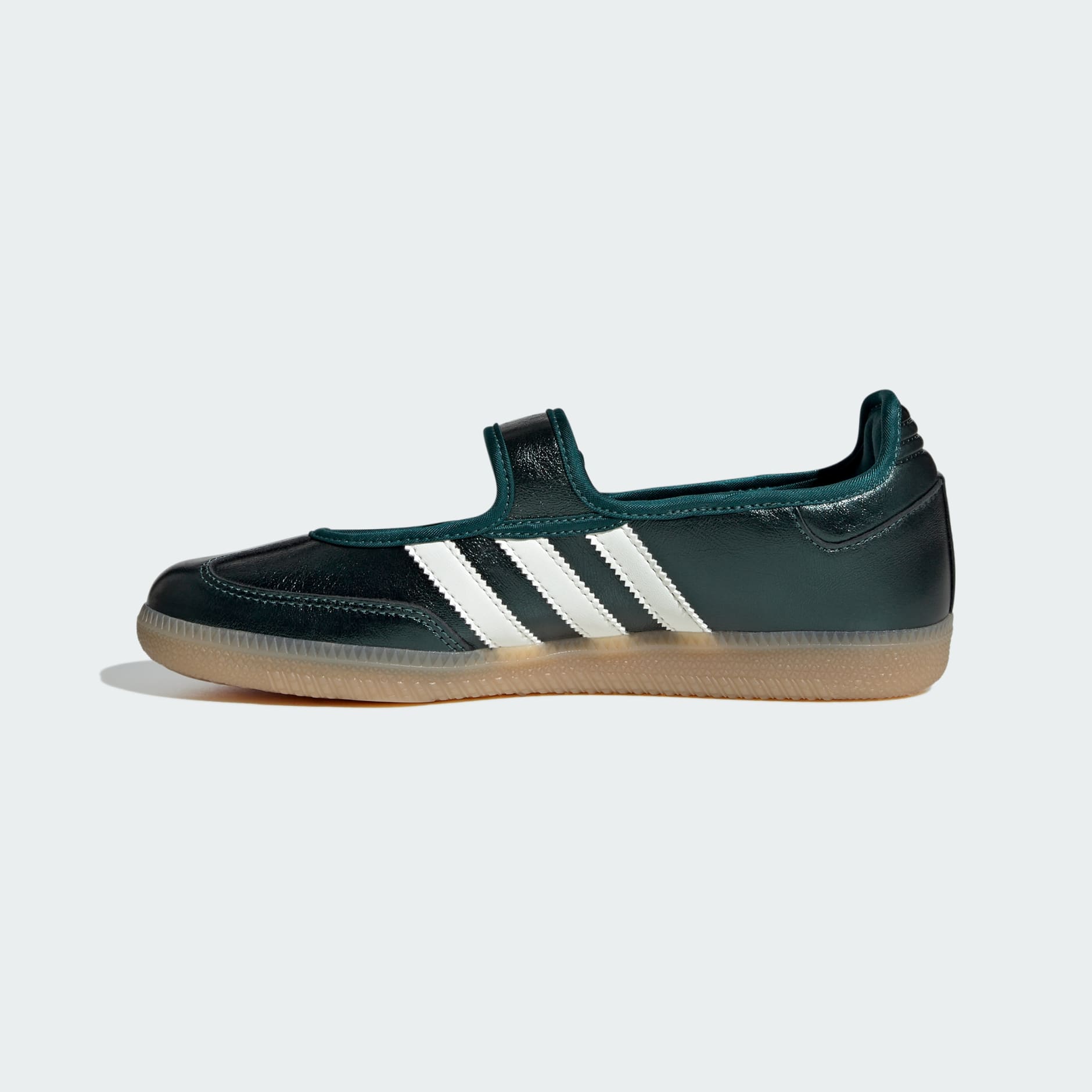 SAMBA JANE SHOES - Rich Green / Off White / Gum - view 6