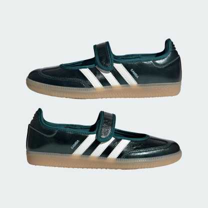SAMBA JANE SHOES - Rich Green / Off White / Gum - view 7