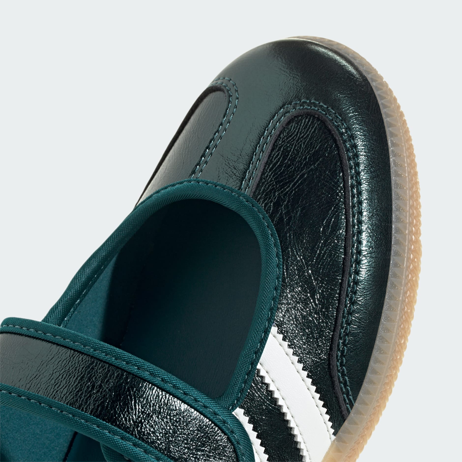 SAMBA JANE SHOES - Rich Green / Off White / Gum - view 8